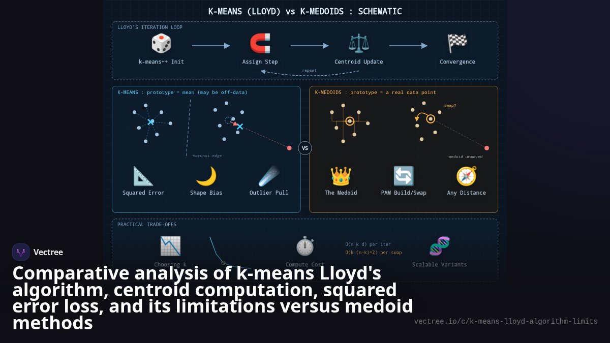Comparative analysis of k-means Lloyd's algorithm, centroid computation ...